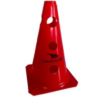 Kužeľ s otvormi Sport 23 cm červený 100606 - veľkosť N/A