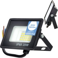 Halogénový reflektor PRACOVNÁ LAMPA VODEODOLNÉ LED SVIETIDLO 20W 1800lm SLIM