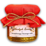 Vďaka Santa Claus vianočný darček med med dóza LOGO