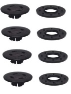 okrúhle zarážky klip pre FIAT ALFA LANCIA (6 mm) sada 4 ks (4x)
