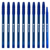 Sada guľôčkového pera ZENITH modrá 10 ks Handy 0,7 mm