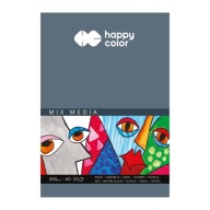 Happy Color Mix Media blok A5 200g 25 listov