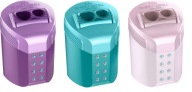 FABER CASTELL RollOn Sparkle dvojité plastové orezávatko, mix farieb