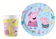 Narodeninová súprava PEPPA PIG - HRNČEKY A TANIERE NA NARODENINOVÚ PÁRTY