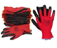 10 x Rukavice LATEXové pracovné rukavice hrubé JBUKALAT veľkosť 8