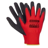 Rukavice STRONG pracovné rukavice M veľkosť 8 LATEX bal 1 PAR REDLATEX