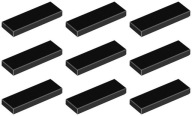 LEGO TILE 63864 TILE 1x3 čierna NOVINKA (6g) 9 ks