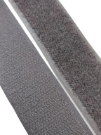 Páska na suchý zips 30 mm ŠEDÁ 1 METER sada