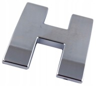 Q6M59 ZNAK PÍSMENO CHROMOVANÉ PÍSMENO H h VEĽKÉ 5,6 cm