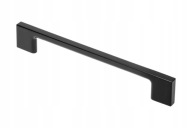 MATNÁ ČIERNA NÁBYTKOVÁ ÚCHYTKA LOFT KOVOVÁ CLASSIC TECHNO 128mm UA10