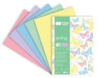 DECO SPRING blok A5 20k 5 farieb HAPPY COLOR 170g/m2