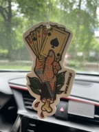 Darčekový prívesok do auta s vôňou DAVCA CARDS