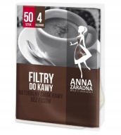 Kávové filtre Anna Zaradna veľkosť 4 50 ks.