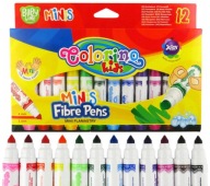 Fixky Fixky Umývateľné fixky pre deti 12 farieb 2+ Colorino 51415