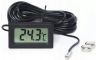 ELEKTRONICKÝ PANELOVÝ TEPLOMER -50°C +110°C SONDA 1m