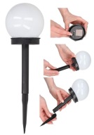SOLÁRNA LED ZÁHRADNÁ LAMPA BIELA ​​10CM