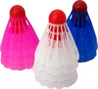 Neónové nylonové loptičky, 10 kusov v BADMINTON tube