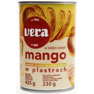 Plátky manga v sirupe Vera 425g