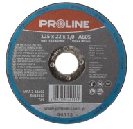 Kovový rezací kotúč 125x1,0x22mm Proline 44113