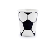 Futbalové poháre 220 ml 6 ks.