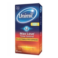 UNIMIL Max Love Time Control Lubricované latexové kondómy 12 ks.