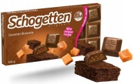 Schogetten čokoládovo-karamelový koláčový koláč Brownie s karamelom 100g
