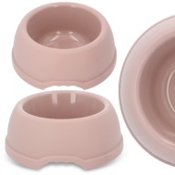 Plastová miska pre psov L, 1,3L, béžová, priem 24,5 cm,