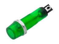 Neónová lampa FI 10mm 230V zelená 2 ks