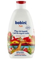 Bobini Fun Tekutý a gél na umývanie 500 ml Jahoda