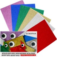 METALIZOVANÝ KREPOVÝ PAPIER C5 ZLOŽKA 6 FAREB STARPAK
