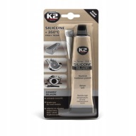 K2 Čierny vysokoteplotný silikón +350°C 85 g