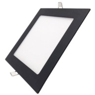 STROPNÝ PODStropný LED PANEL 6W 4000K ČIERNA
