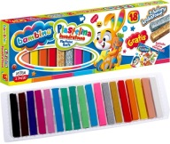 Bambino Štvorcová PLASTIKA 18 farieb + PODLOŽKA