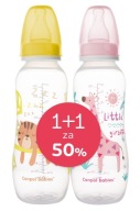 CANPOL SADA FĽAŠI S ÚZKÝM OTVOROM 330ml 12m+
