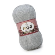 Nako Angora Luks 195 sivá