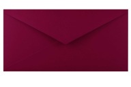 Dekoratívne obálky Keaykolour - DL, Carmine, 5 ks.
