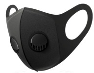 OPÄTOVNE POUŽITEĽNÁ MASKA 3D MASKA s ŠPONGOVÝMI VENTILMI