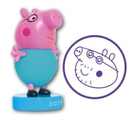 Peppa Pig Book + pečiatka s figúrkou Peppa's DAD - KD