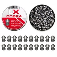 Diabolo pelety Umarex Cobra Pointed Ribbed 6,35 200