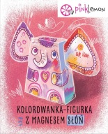 POSTAVIČKA ZVIERATKA S MAGNETOM NA FARBANIE, SLONÍK