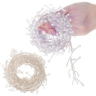 100LED SVIETIKY NA VIANOČNÝ STROMČEK, VOLEČE, STUDENÁ BIELA