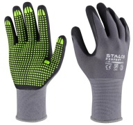 STALCO Nitrile Flex Dots spandexové rukavice veľkosť 7/S