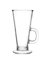 CAFFE LATTE sklenený hrnček na kávu macchiato 250 ml