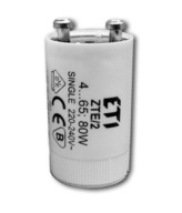 Štartér pre žiarivky 4-65,80W ZTE/2 ETI