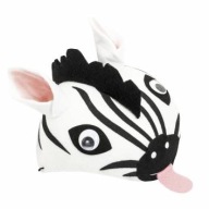 PLSTENÝ ZEBRA KLOBÚK, BIELA ​​A ČIERNA PLSL