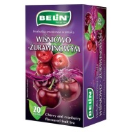 BELIN Ovocný čaj Čerešňa s brusnicami, 20 x 2g