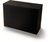 ADBL One Shot Tire Pad 7x5x2,5 cm čierny aplikátor pneumatík