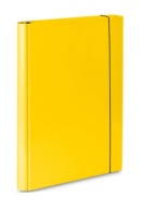 Zakladač s gumičkou, A4, žltý