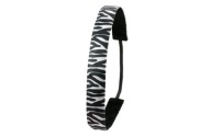 Ivybands Čelenka do vlasov ZEBRA BLACK&WHITE IV