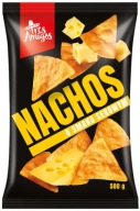 Syrové nachos, Tres Amigos kukuričné ​​tortilla chipsy 500g Fanex